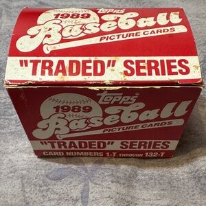 1989 Topps Traded Baseball Cards 'Traded' Series - including Ken Griffey Jr.